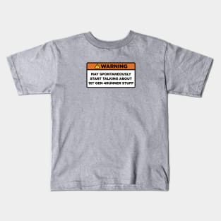 Warning! 1st Gen 4Runner stuff Kids T-Shirt